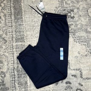 Navy blue basic sweatpants